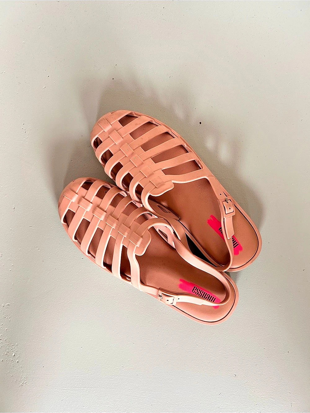 Melissa Possession Pink Strappy Sandals